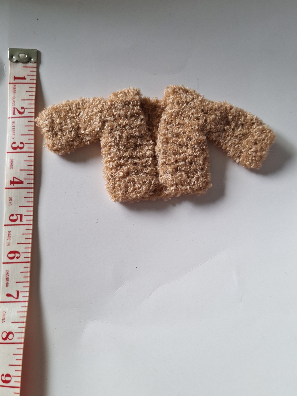 Fuzzy Doll Jacket in Tan